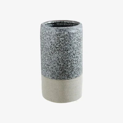 The Range Hesper Large Silver Ceramic Vase - Glaze 10%,Ceramic 90%
