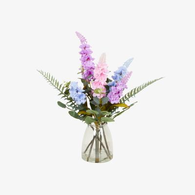 The Range Spring Delphinium Vase Arrangement 53cm - Multicolour