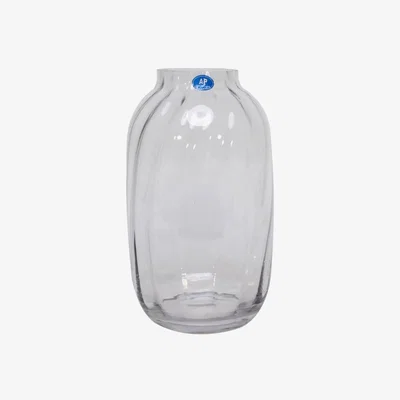 The Range Glass Optic Vase - Clear