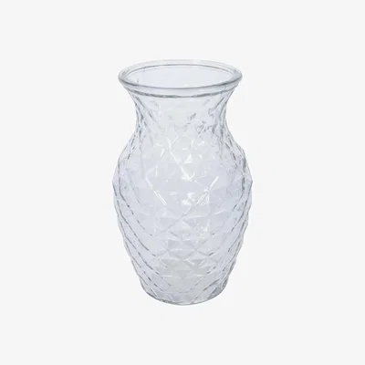 The Range Textured Sweetheart Vase - Clear