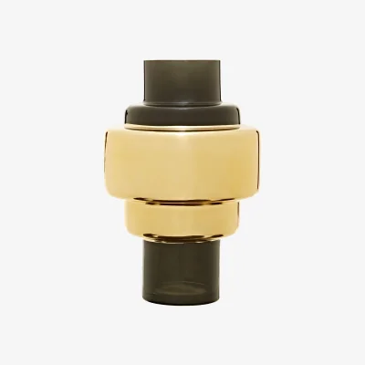 The Range Raya Small Rounded Glass Vase - Glass 100%