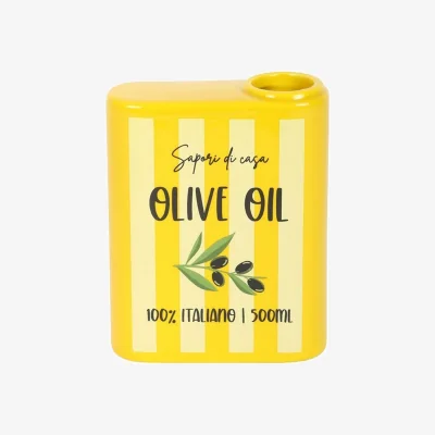 The Range Something Different Olive Oil Flower Vase - Yellow