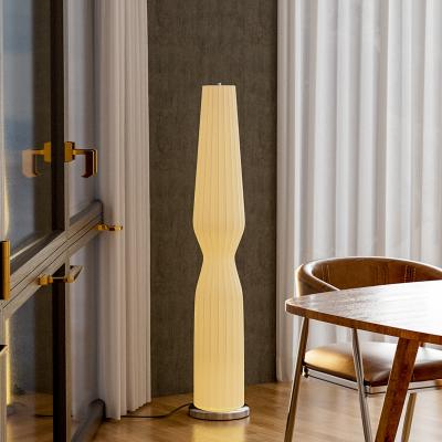 The Range Vase Curved Column LED Floor Lamp - White