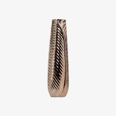The Range Bronze Tropic Leaf Vase