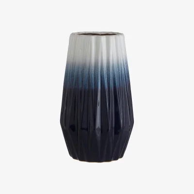 The Range Caldera Dip Dye Effect Tapered Vase - Stoneware 90%,Glaze 10%
