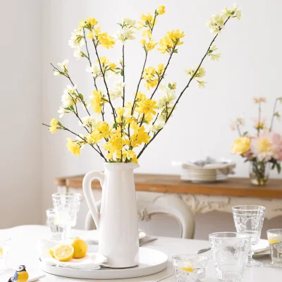The Range Milton Ceramic Jug Flower Vase  H30 x 17cm Diameter - White
