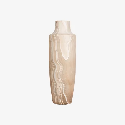 The Range Vanity Living Ceramic Vase - Brown