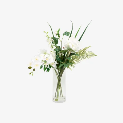 The Range Orchid & Delphinium Vase Arrng