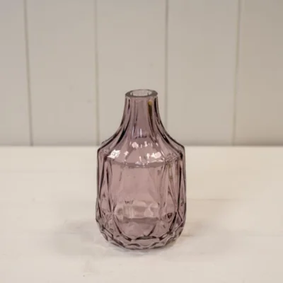 The Range Charming Amethyst Glass Bottle - Purple