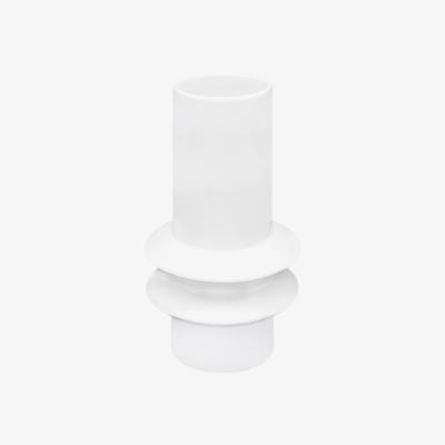 The Range Medium Ceramic  White Bubble Vase  - White