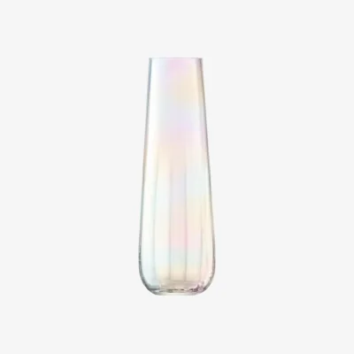 The Range LSA Mother of Pearl Mouth-Blown Glass Vase  - Pearl