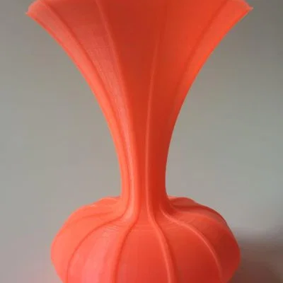 The Range Bulbous Vase  - Orange