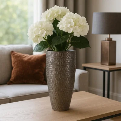 The Range Arya Pewter Large Vase