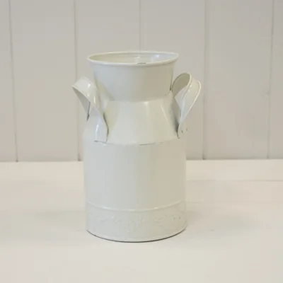 The Range Stylish Cream Churn Vase for Home Decor - Cream