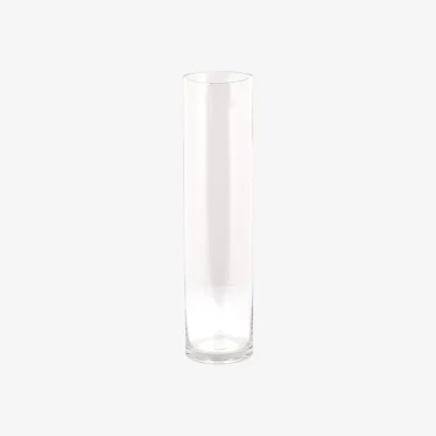 The Range Tall Cylinder Vase - Clear