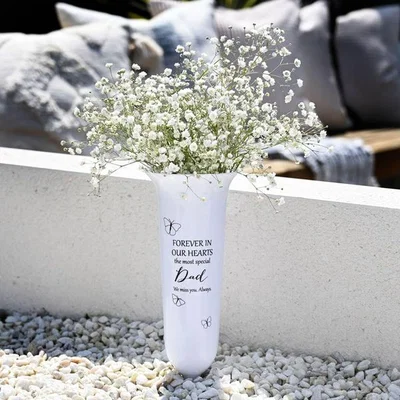 The Range Thoughts Of You Vase Dad 31cm - White
