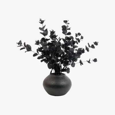 The Range Eucalyptus Vase Arrangement - Black