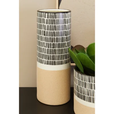 The Range Yakira Large Ceramic Vase - Glaze 10%,Ceramic 90%