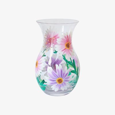 The Range Cosmos Hand Painted Flower Vase  - White