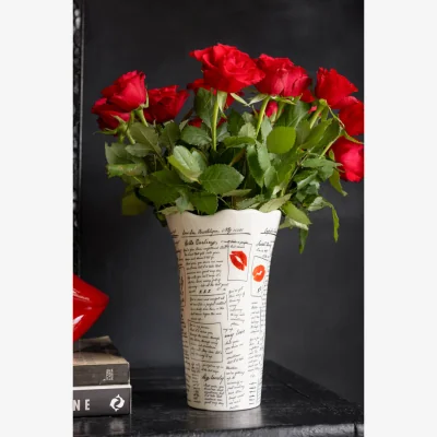 Rockett St George Love Letters Flower Vase