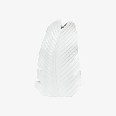 The Range Leaf Vase - White