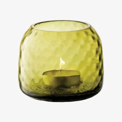 The Range LSA Dapple Tealight Holder Vase - Woodland Green