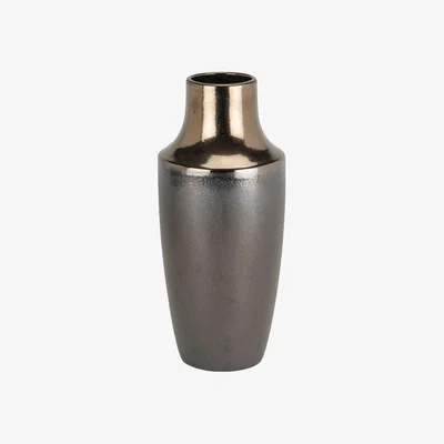 The Range Black Copper Funnel Vase