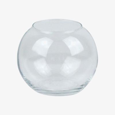The Range Clear Glass Fish Bowl, Bubble Ball Vase  - Clear / 8cm / 10cm