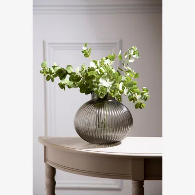 The Range Orvena Small Grey And Gold Ceramic Vase - Glass 100%