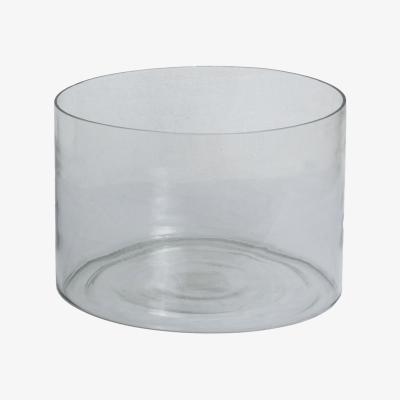 The Range Tasman Small Glass Cylinder Vase For Elegant Decor - Clear