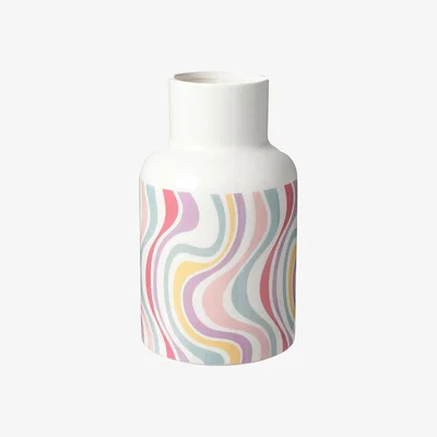 The Range Ceramic Swirl Vase - H25cm / 1kg