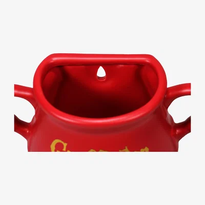 The Range Harry Potter Shaped Wall Vase, Gryffindor Cauldron - Red