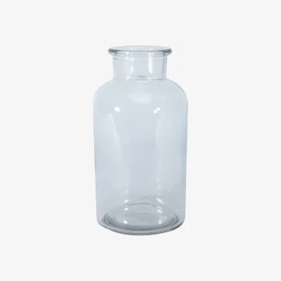 The Range Apothecary Jar Flower Vase  H20 x 10cm Diameter - Clear