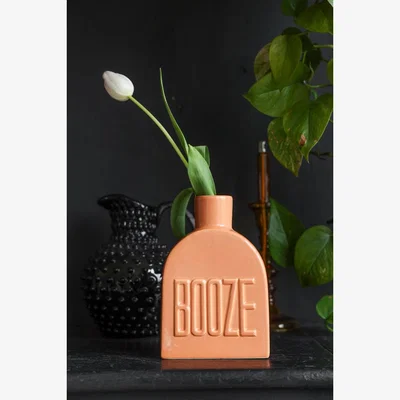 Rockett St George Orange Booze Vase