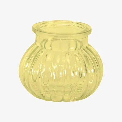 The Range Yellow Glass Bud Vase - H7.5 x W9 / 9cm