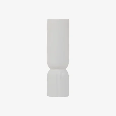 The Range Bloom White Floral Design Vase - Dolomite 100%