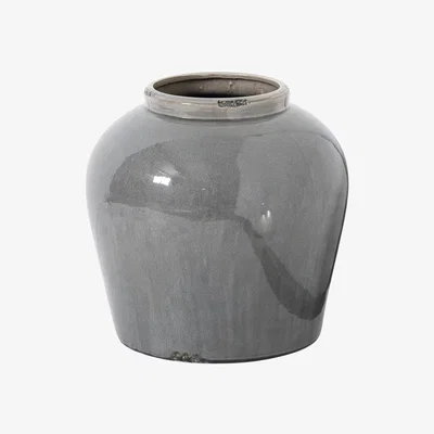 The Range Glowrex Grey Juniper Vase - Grey