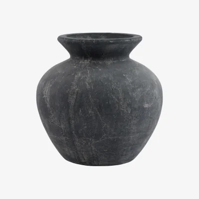 The Range Hill Interiors Amalfi Vase - Grey