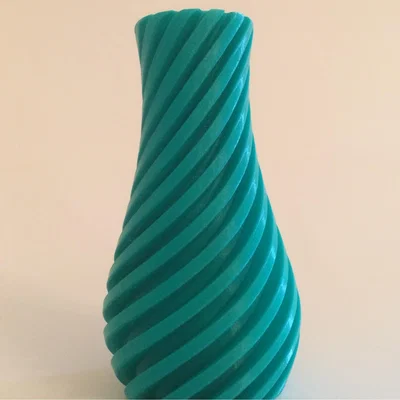 The Range Diagonal Vase 11cm - Teal
