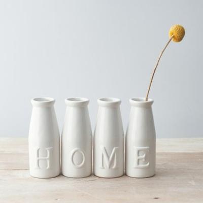 The Range Home Bottle Vase Set - White