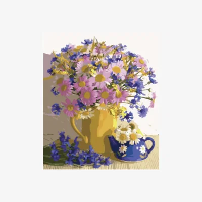 The Range Daisy Vase and Teapot Diamond Painting Kit - Multi