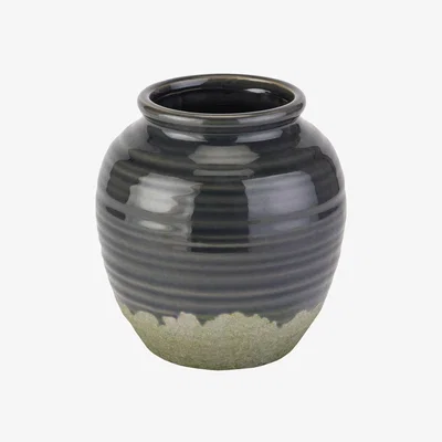 The Range Stephen Collection Squat Vase - Black