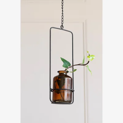 Rockett St George Wire Glass Bottle / Vase Holder