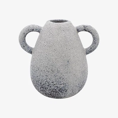 The Range Boucle Mist Vase - Blue