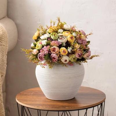 The Range Handmade Japanese Inspired Ceramic Flower Vase - White