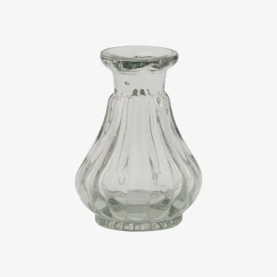 The Range Batura Small Bud Vase 3. Minimalist Modern Design - Clear