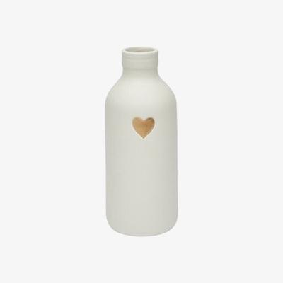The Range Natural Heart White Vase  - White