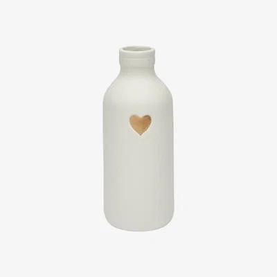The Range Natural Heart White Vase  - White