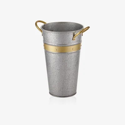 The Range Galvin Series Vase - Silver And Gold
