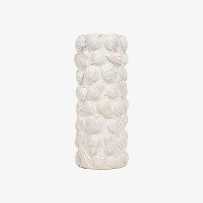 The Range Pumpkin Reactive Glaze Vase - White